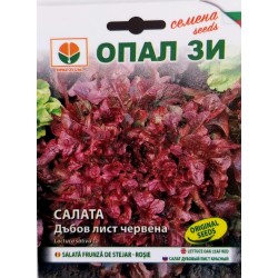Салата Дъбов лист - Червена 